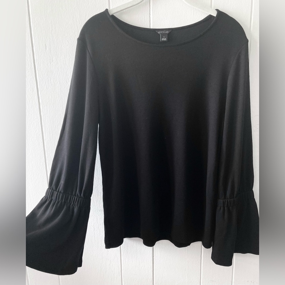 Ann Taylor Bell Sleeve Knit Top